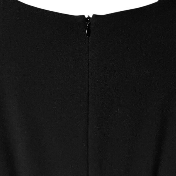 Talbots Women's Dress Black Stretch Sleeveless Pleated Formal Midi Size 10 NWT - Picture 8 of 8